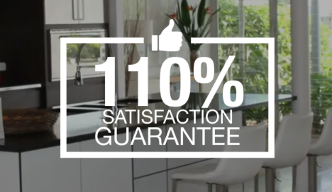 The 110% Satisfaction Guarantee isn’t just a promise—it’s our commitment to excellence.